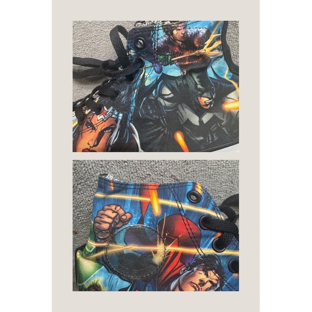 DC Comics Justice League x Converse All Star High Top Men's 8 Women's 10